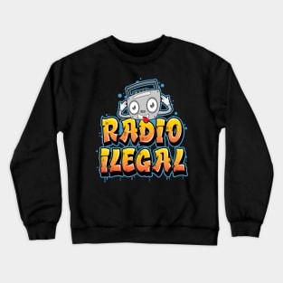 Radio ilegal Logo Crewneck Sweatshirt